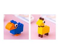 Blocs De Construction En Plastique Pour Enfants, Kawaii, Dessin Animé, Papeterie Scolaire Et De Bureau, Taille-Crayon, 4 Pièces