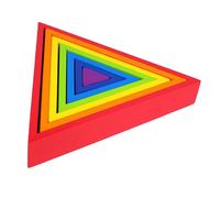 Blocs De Construction En Triangle, Ensemble De Jouets D'apprentissage Éducatifs Montessori, Cadeau