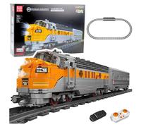 Blocs de construction gris-jaune Train télécommandé RC 1751 pièces.