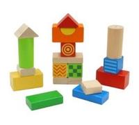 Eichhorn Blocs de construction 100024253 pour bébé toucher et son bois 20 pièces