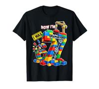 Blocs de Construction « I Was 6 Now I'm 7 th Birthday » pour garçons et Enfants T-Shirt