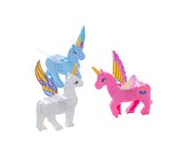 Blocs de construction licorne, Mini figurine d'action, jouet en briques, nouvelle collection 2024 Vert armée