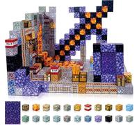 Blocs de construction magnétiques, 70 pièces de blocs de construction magnétiques, adaptés aux enfants à partir de 4 ans, jouet de construction de portail sombre magnétique, blocs de construction