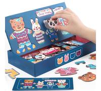 Blocs De Construction Magnétiques, Animaux De Dessin Animé, Puzzle, Jeu Assorti, Jouets Éducatifs, Développement De L'Intelligence, Loisirs