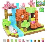 Blocs De Construction Magnétiques-Build Mine-Kit Mondial-Jouet Magnétique Pour Garçons Et Filles Âgés De 3 À 70 Pièces