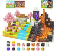 Blocs de construction magnétiques créatifs, briques, ma scène célèbre, ensemble architectural du monde, modèle de bricolage, jouet pour enfants, cadeaux de noël pour garçons et filles ZH018 100pcs