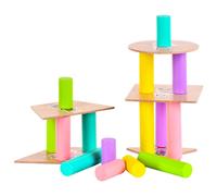 Blocs De Construction Montessori, Jouets Éducatifs Pour Tout-Petits, Puzzle Pour Enfants 1 2 3 4 5 6, Cadeaux De Vacances Pour Garçons Et Filles