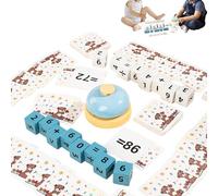 Blocs de Construction Numériques - Jouets Éducatifs Interactifs Sur Les Nombres,Ensemble de Manipulation Mathématique,pour Garçons Maison Voyage Salle de Classe Maternelle École à la Maison Anniversai