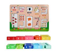 Blocs de construction numéro, blocs de chiffres | 1-10 Nombres mathématiques Blocs d'empilement,Activités STEM pour les filles garçons âgées de 3 ans et plus, apprentissage du jouet pour l'école à dom