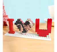 Blocs de Construction personnalisés avec Puzzle Photo Je t'aime Blocs de Construction avec Votre Propre Photo Fête des mères Fête des pères Anniversaire Maman, Papa, Couples, ami