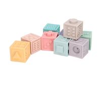 Blocs de construction pour bébé, blocs de construction à empiler, blocs de construction souples, blocs à empiler souples, jouets à presser pour bébé, blocs de dentition pour bébé, blocs de dentition à