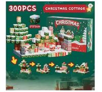 Blocs de construction pour créer un monde de Noel style Minecraft - TEKPLAY - 300 pièces - Jouet enfant