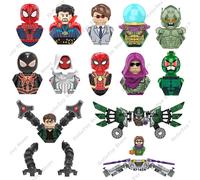 Blocs de construction Spider-Man 2026, super-héros Marvel Avengers, jouets, mini figurines, Miles Morales, Gwen Stacy, poupées, modèle, cadeau pour enfants Without Box