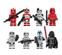 Blocs de construction Star Wars Légion Iron Fist Empire Stormtroopers Blocs de construction assemblés Jouets 8PCS