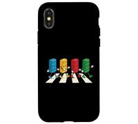 Blocs de Construction Zebra - Brique Builder Block Building Building Coque pour iPhone X/XS