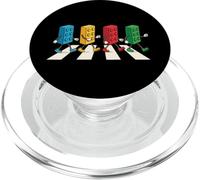 Blocs de Construction Zebra - Brique Builder Block Building Building PopSockets PopGrip pour MagSafe
