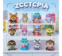 Blocs de construction Zootopia2 Judy Hopps Nick Wilde, blocs de Zootropolis, modèle de personnage de dessin animé, jouets pour enfants, cadeaux, 2026 1