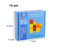 Blocs De Cube En Bois Pour Enfants, Jouets De Bricolage, Arts Montessori, Puzzle Logique, Éducation Spatiale, Cube Arithmétique, Cadeau D'enseignement, Nouvelle Collection