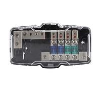 Blocs de Distribution de porte-fusible à lame ANL stéréo for voiture 04GA bloc de boîte de fusibles à 4 voies 30A 60A Câblage de protection