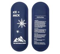 Blocs de glace pour garder les médicaments au froid - Pochette isotherme portable de 19,3 x 7 cm en tissu Oxford avec gel sec, sac d'isolation réutilisable, sac de voyage pour pilules, vaccins