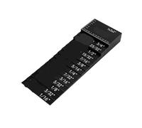 Blocs de jauge, Ensemble de 7 règles de hauteur Measuring Blck for scie à table, tapis de mesure for travaux de bricolage(Zwart)