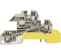Blocs de jonction dérivateurs WDL Weidmüller WDL 2.5/S/NT/L/PE 1030600000-1 beige foncé