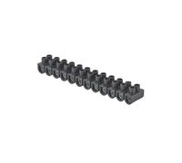 Blocs de jonction électriques | Barrières de Connexion Terminal | Connecteur Rapide borne de Serrage pour câble électrique | Barette 6mm Vrac | 704030, Noir Vrac, 6 milimètre carré