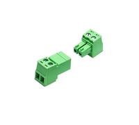 Blocs de jonction enfichables 1 jeu de connecteurs 2P/3P/4P/5P/6P/7P/8P 15EDGKP 300 V 8 A, espacement 3,5/3,81 mm, bornier enfichable mâle/femelle(3.81mm spacing,7P)