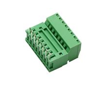 Blocs de jonction enfichables Bornier à vis for circuit imprimé KF2EDG2.54, 2/3/4/5/6/7/8/9/10 broches, pas de 2,54 mm, fiche mâle femelle, connecteur de fil(Plug RIGHT ANGLE,2sets 9PIN)