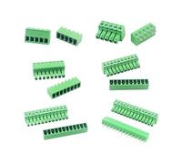 Blocs de jonction enfichables Connecteur de bornier 2EDG, pas de 3,81 mm, 10/5 paires, connecteur à vis PCB 2EDG, 3,81 mm, 2-15 broches, prise étanche(Straight needle,5Pair,8P)