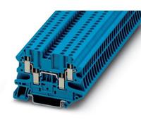 Blocs de jonction simple Phoenix Contact UT 2,5-QUATTRO BU 3044555 bleu 50 pc(s)