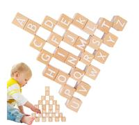Blocs de Lettres en Bois - Apprentissage Interactif Pédagogique,Jouets Sensoriels Éducatifs | pour la Famille, l'école et la Maison, Apprentissage développement éducation par Le Jeu, pour Fille