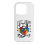 Blocs de mémoire de Construction Maître de Construction Briques Jouets Coque pour iPhone 14 Pro