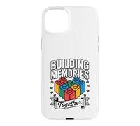 Blocs de mémoire de Construction Maître de Construction Briques Jouets Coque pour iPhone 15 Plus