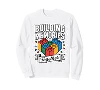 Blocs de mémoire de Construction Maître de Construction Briques Jouets Sweatshirt