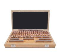 Blocs de Mesure, Jeu de cales étalons d'épaisseur en acier inoxydable de haute précision de grade 0 for l'étalonnage de mètres à pied à coulisse(112)