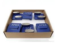 Blocs de meulage diamantés Husqvarna Redi Lock, disques de polissage pour sols en béton et en époxy, pour machines à meuler