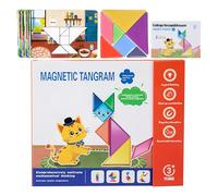 Blocs de motifs, jouets éducatifs magnétiques à figures géométriques, pour salles de classe préscolaire, maternelle et homeschool pour les âges 3+