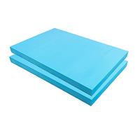 Blocs de mousse de polystyrène haute densité for l'artisanat et le modelage, for projets artistiques et créations DIY.(Blue,Thickness 2cm 2pc)