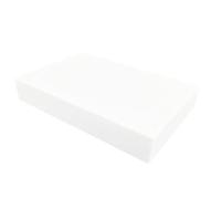 Blocs de mousse de polystyrène haute densité for travaux manuels, modélisation et projets artistiques - 50 cm x 60 cm(White,Thickness 4cm 1pc)