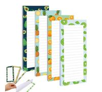 Blocs de notes | 4 pièces de taille pratique avec papier déchirable | Papier de note ligné - pour la maison, la , les femmes, les filles, l'école, le collège, la salle de classe, l'extérieur,