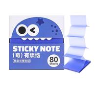Blocs de notes adhésives 80 feuilles de papeterie à écriture fluide