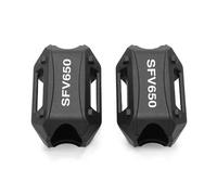 Blocs de Pare-Chocs de Moto Compatible Avec Suzuki Pour SFV 650 Pour SFV650 Pour GLADIUS 2009-2021 2022 2023 Moto 25mm Barre De Protection Moteur Pare-chocs Bloc Garde Décoratif(SFV650 logo)