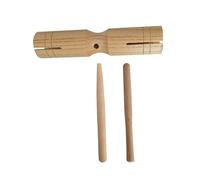Blocs de percussion en bois professionnels - Instrument d'orff en bois portable - Rythme musical - Jouet d'enseignement de la musique