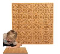 Blocs De Puzzle en Bois - Jeu De Puzzle Éducatif en Bois | Blocs De Décodage De Motifs Créatifs, Défi De Motifs Logiques, Casse-tête Créatif, Jouet Anti-Stress, Cadeau Éducatif Amusant.