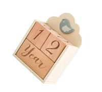 Blocs de repère en bois pour séances photo avec année, mois, semaine, marquage, âge décoratif, signes, photographie, accessoires de séance photo pour bébé
