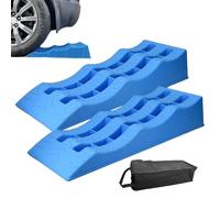 Blocs de roues automatiques, Niveleur de remorque antidérapant en 3 étapes, 2 pièces, blocs de nivellement pour camping-car, Outils de stationnement sur sol inégal, cales de roue et niveleurs