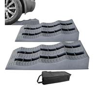 Blocs de roues automatiques,Niveleur de remorque en 3 étapes, 2 pièces, blocs de nivellement pour roues de camping-car - Cales de roue et niveleurs de remorque, blocs de nivellement légers pour campin