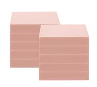 Blocs de Sculpture 10 Pièces en Caoutchouc Rose pour Gravure DIY