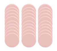 Blocs de sculpture en caoutchouc blocs de tampon en caoutchouc souple polyvalents pour la fabrication de timbres d'impression bricolage artisanat Scrapbook peinture 30 pièces (Rond)